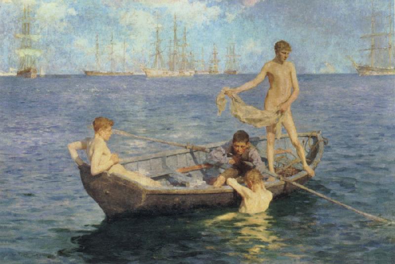 Henry Scott Tuke August Blue